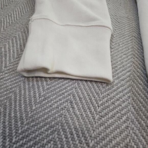 True Religion Men's Pullover Colorblock Hoodie Sweatshirt White Black 103140 LG - Picture 11 of 16